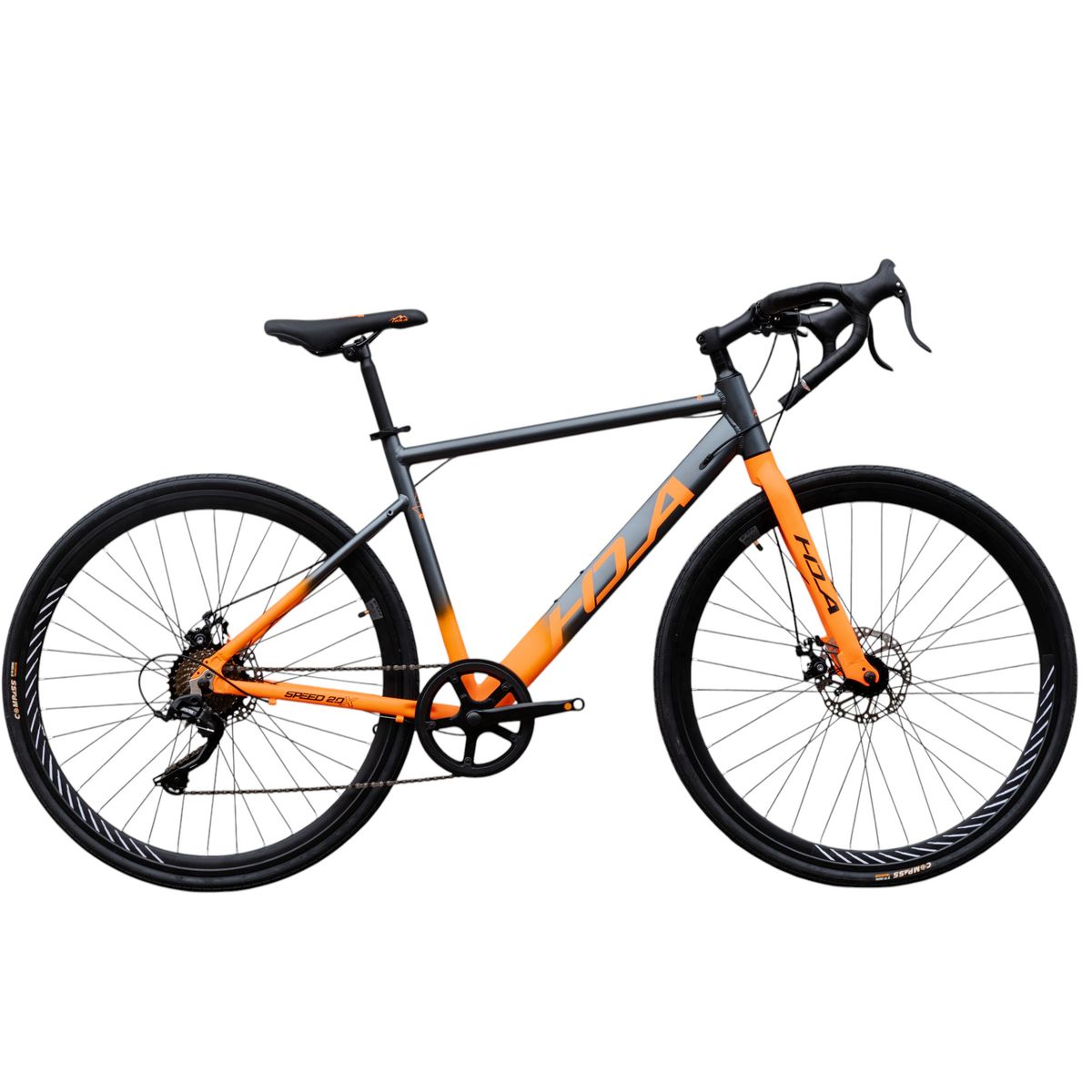 SFORZO - Bicicleta Hola Rin 700 De Ruta 1*8 En Aluminio