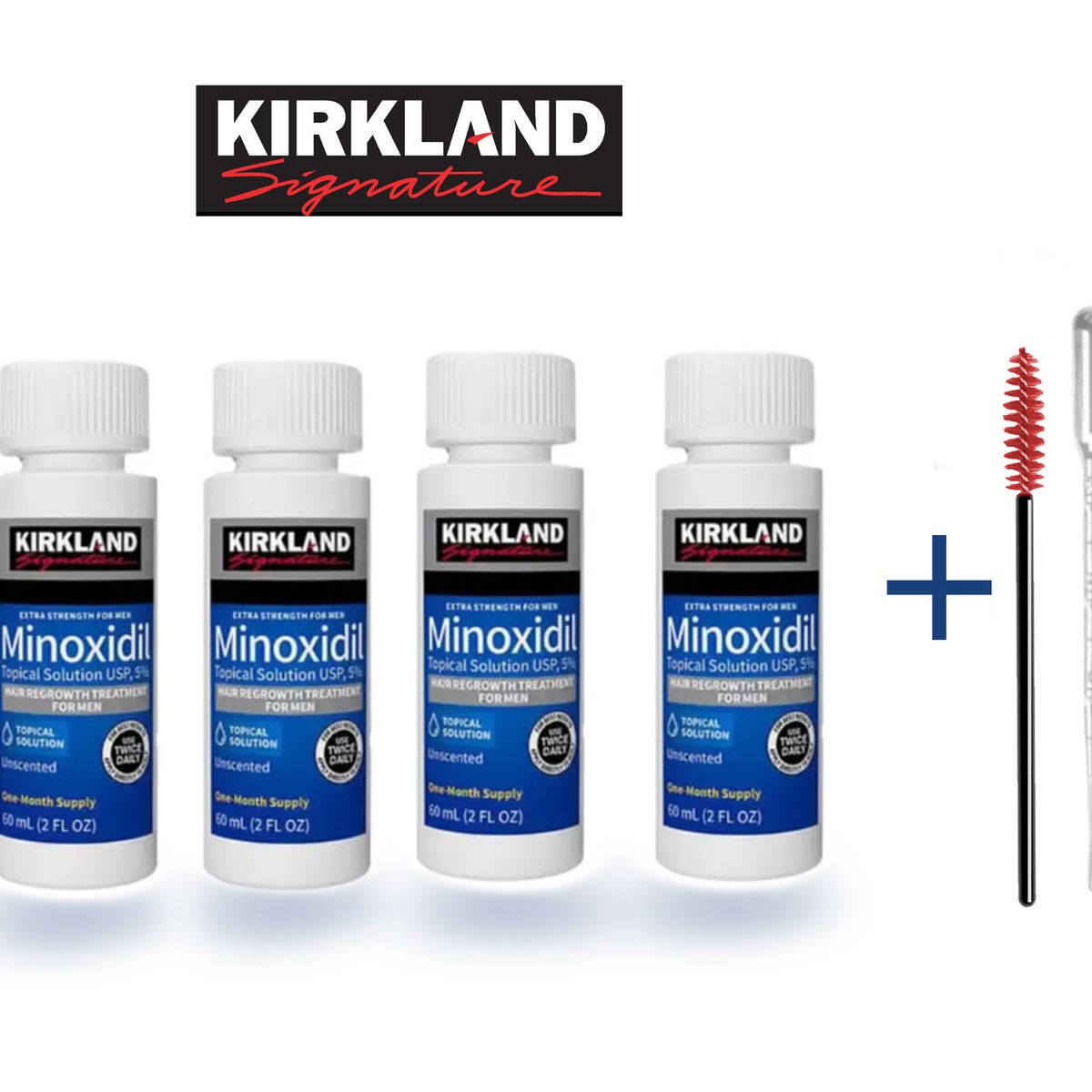 SIGNATURE - Minoxidil kirkland   5% 4 Unidades