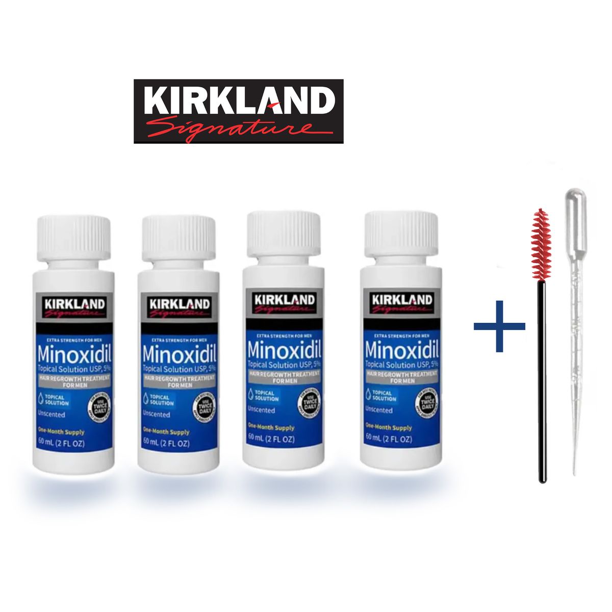 SIGNATURE - Minoxidil kirkland   5% 4 Unidades