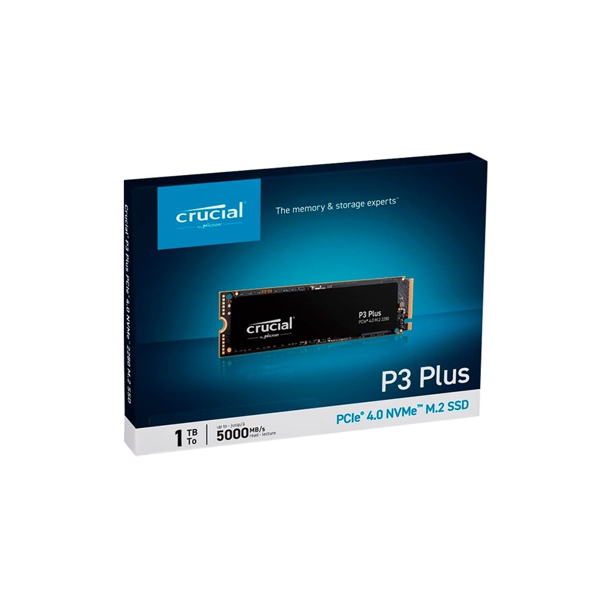 CRUCIAL - M.2 P3 Plus PCIe 4.0 NVMe 5000MB/s 1Tera Crucial