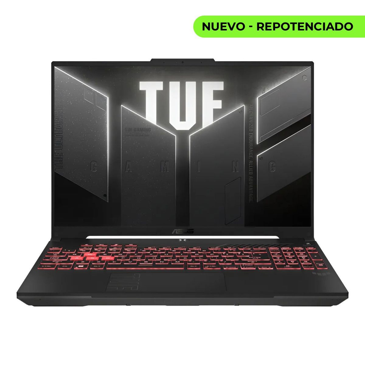 ASUS - Portátil ASUS TUF A16 - RYZEN 7 7445HS - 32GB RAM - 2TB SSD - RTX 4050 6GB - 16” - FA607NUG -GAMER