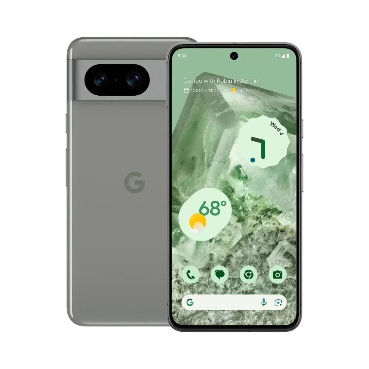 GOOGLE - Google Pixel 8 5G 128Gb Hazel Reacondicionado +14 Meses de Garantia + Panel Solar
