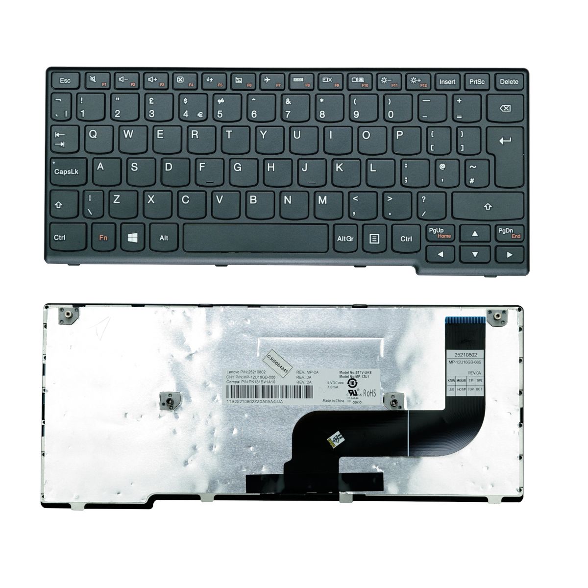 NEOTEK - Teclado Español para Portatil Lenovo IdeaPad S210 S210 Touch S215
