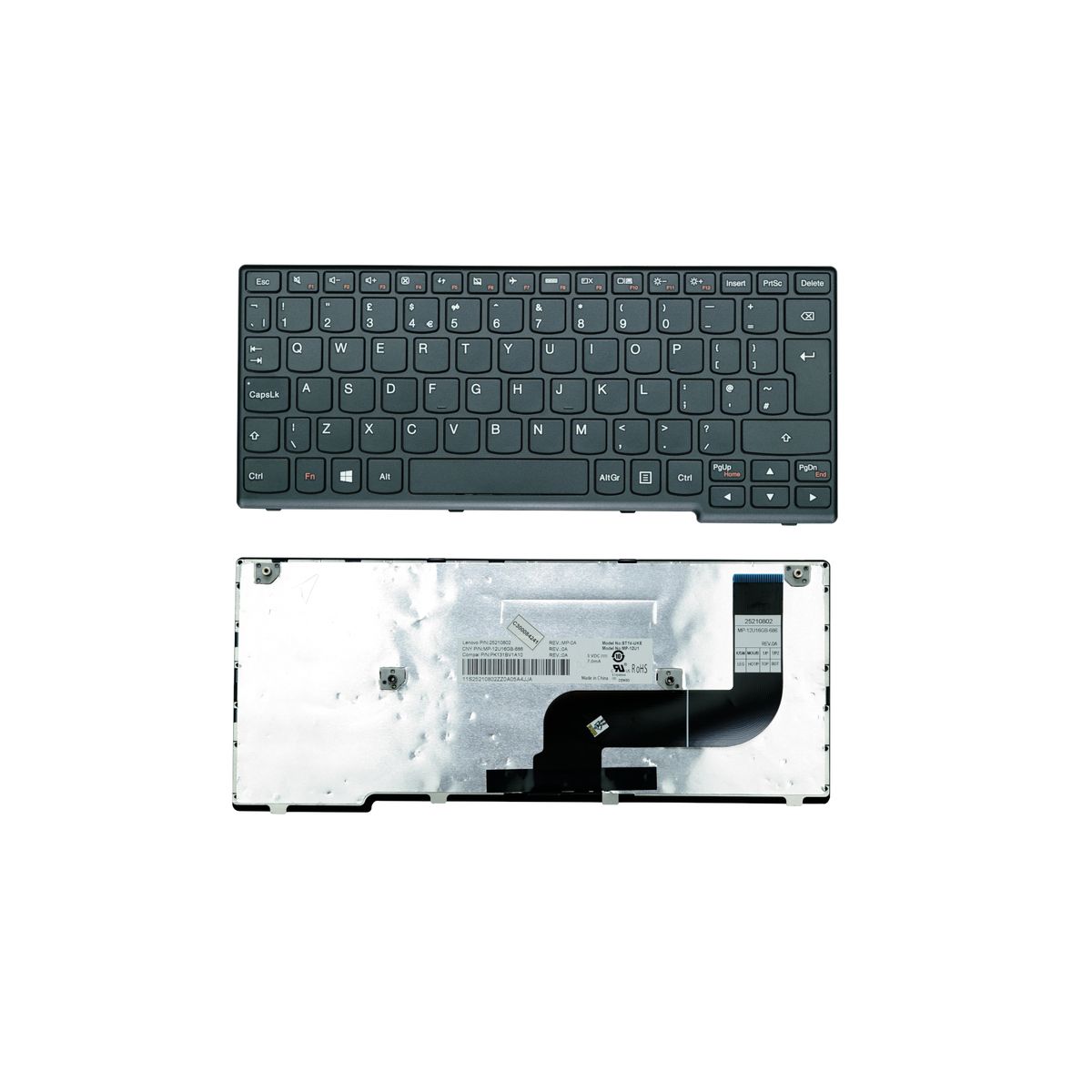 NEOTEK - Teclado Español para Portatil Lenovo IdeaPad S210 S210 Touch S215