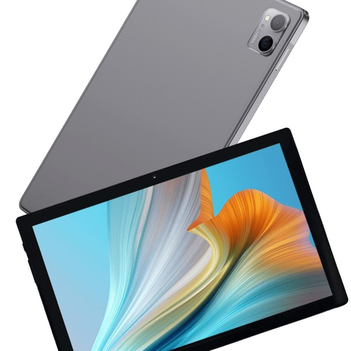 KRONO - Tablet 10 Pulgadas 16GB RAM 128GB Android con Teclado y Lápiz Óptico Gris