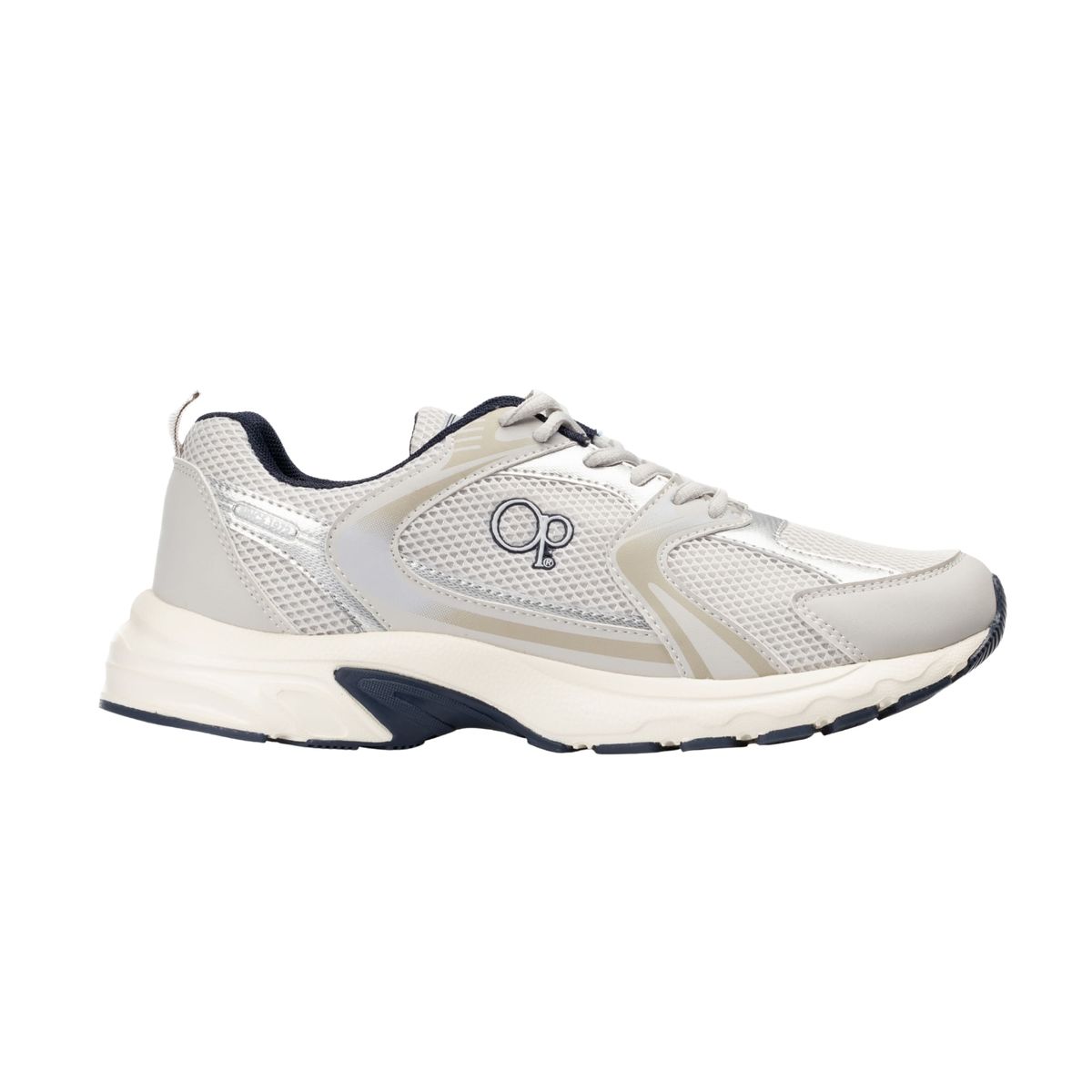 OCEAN PACIFIC - Tenis OP Hombre Pelin Retro Gris Plata