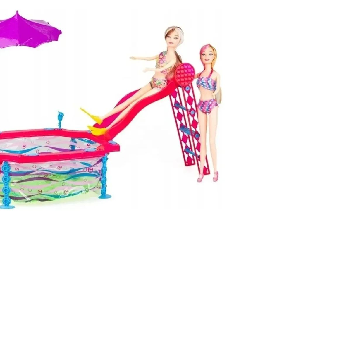 GENERICO - Juguete Piscina Muñecas Tobogan Deslizadero Niñas Infantil