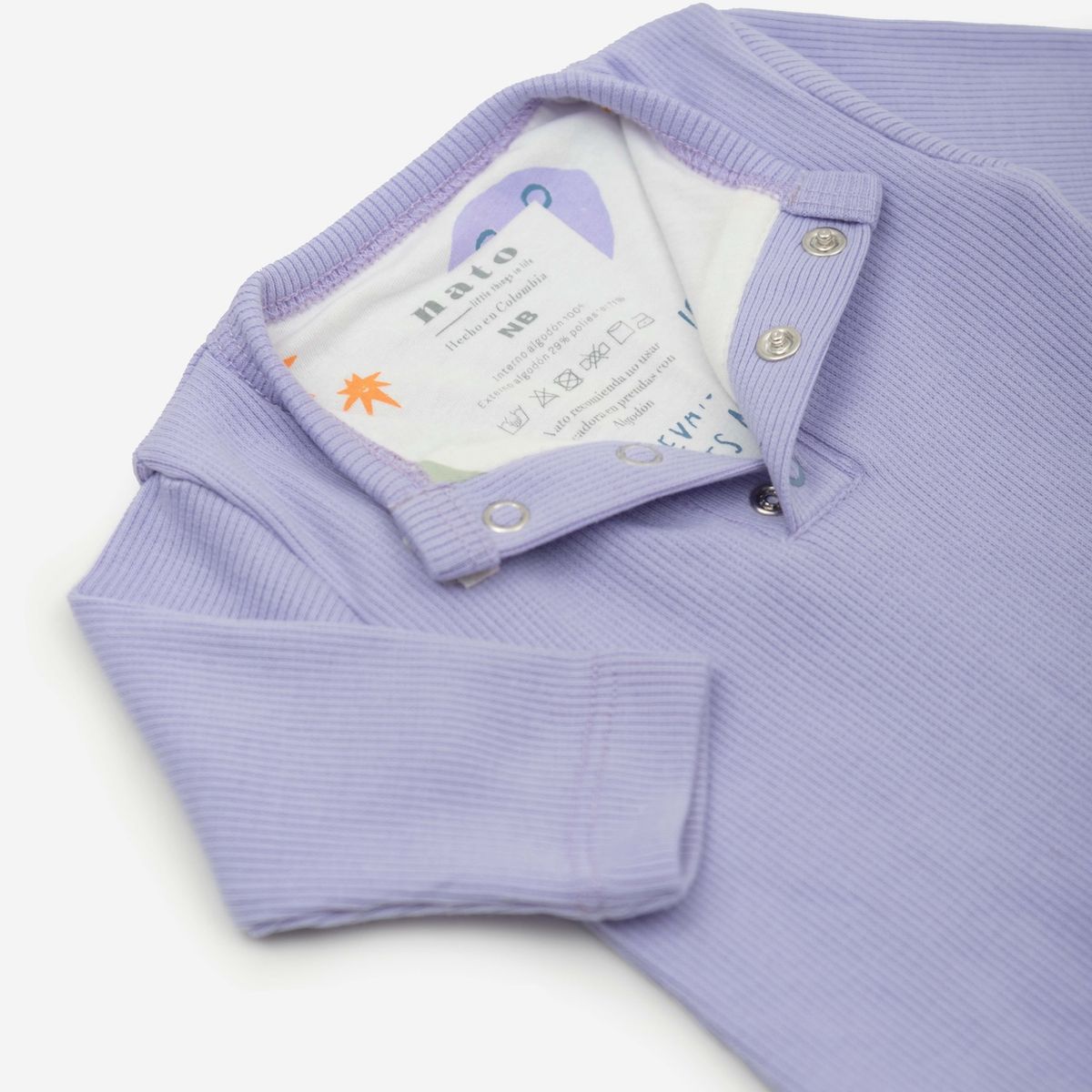 NATO - Pijama jumper lila con forro estampado de la colección La Magia de Ser marca Nato