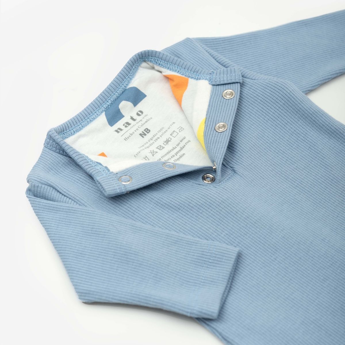 NATO - Pijama jumper azul arandano con forro estampado de la colección La Magia de Ser marca Nato