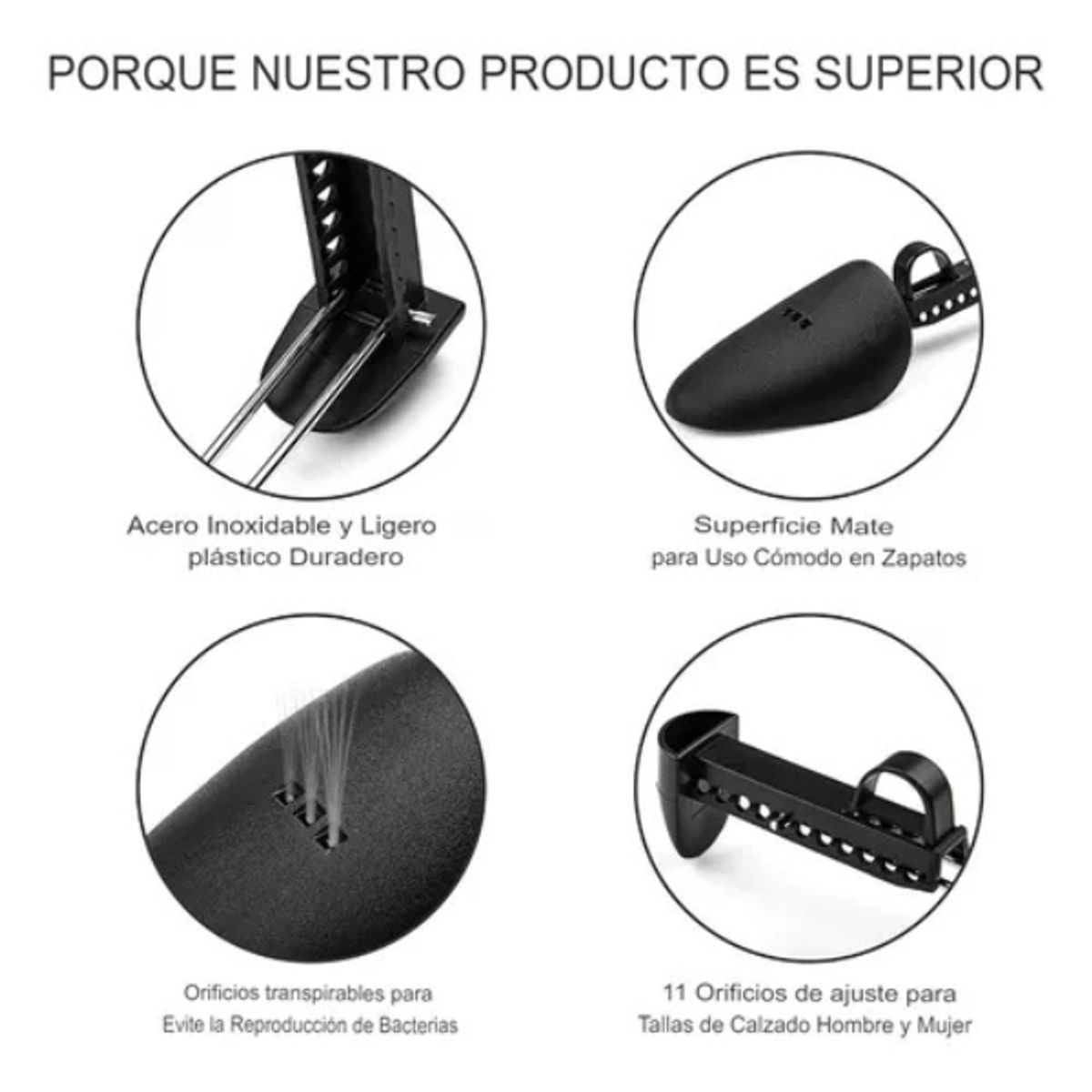GENERICO - Estirador De Tenis Expansor De Zapatos Ajustable Cuida Horma