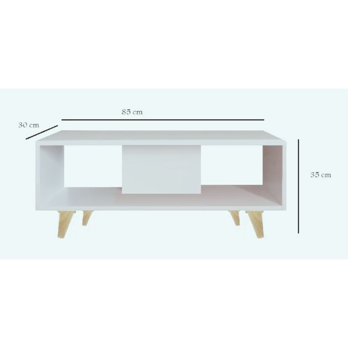 GENERICO - Mesa De Centro Mesa Auxiliar Mesa Para Sala Minimalista