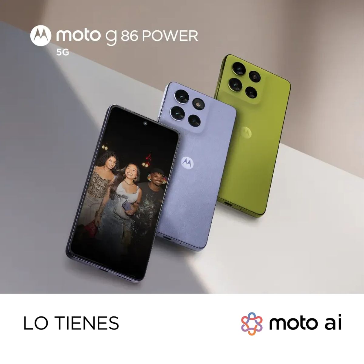 MOTOROLA - Celular Motorola G86 Power SIM+ eSIM 5G 667 256GB 8GB IP68 IP69 6720mAh 30W Verde