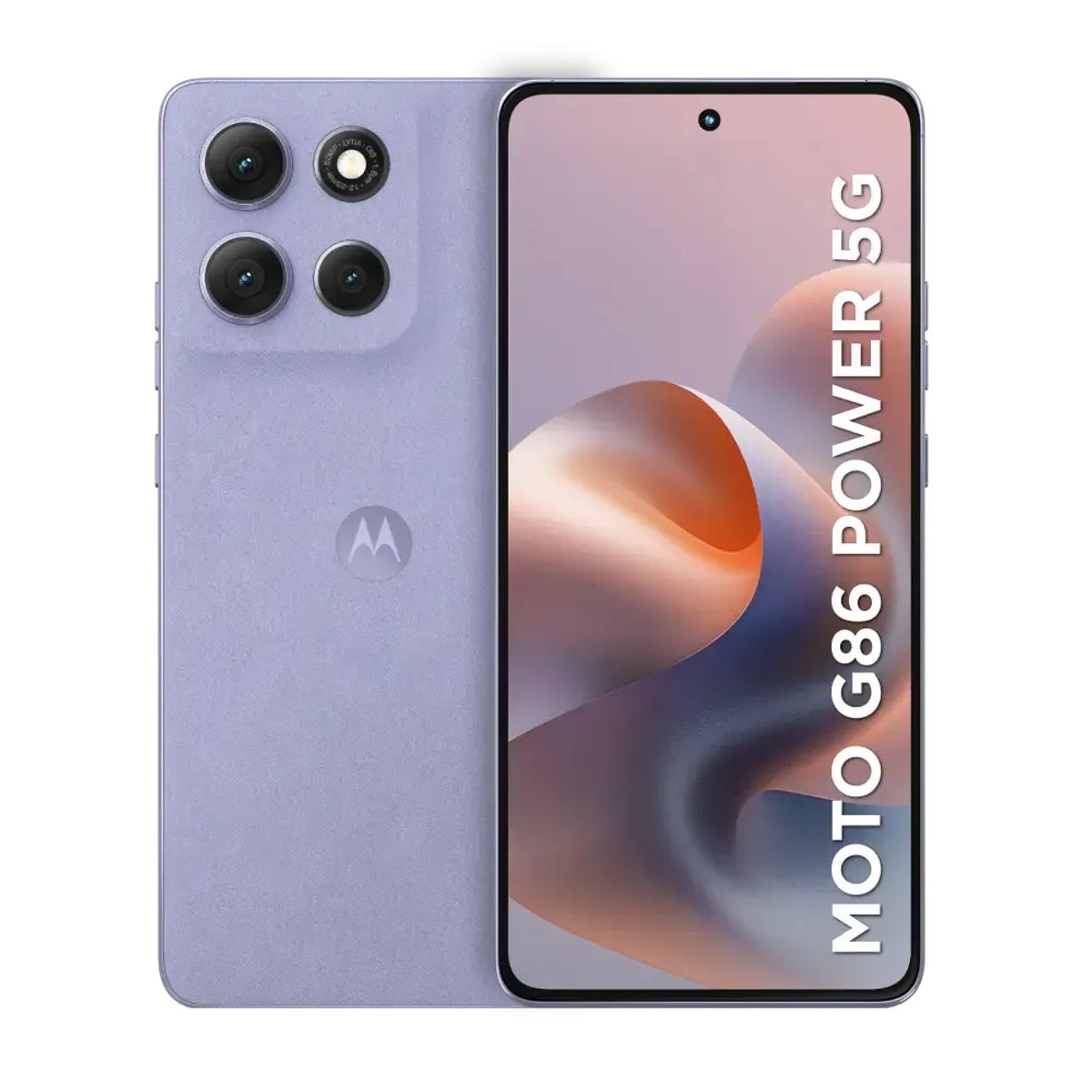 MOTOROLA - Celular Motorola G86 Power SIM+ eSIM 5G 667 256GB 8GB IP68 IP69 6720mAh 30W Lila
