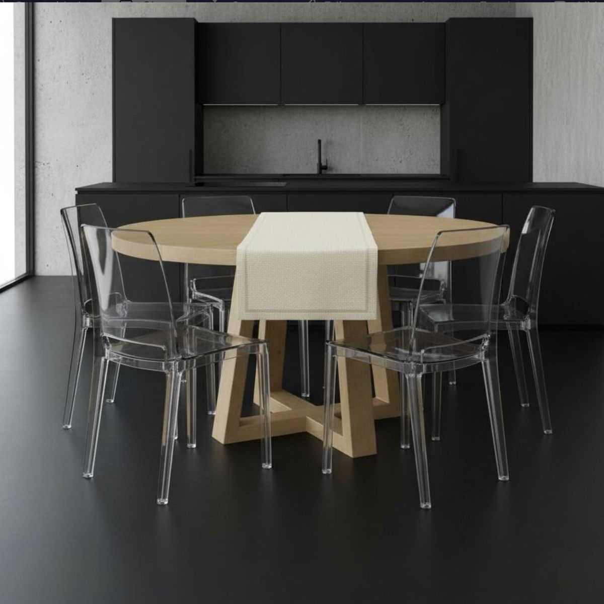 22 GRADOS DECORACION - Comedor Margot en Roble Diámetro 160cm_.