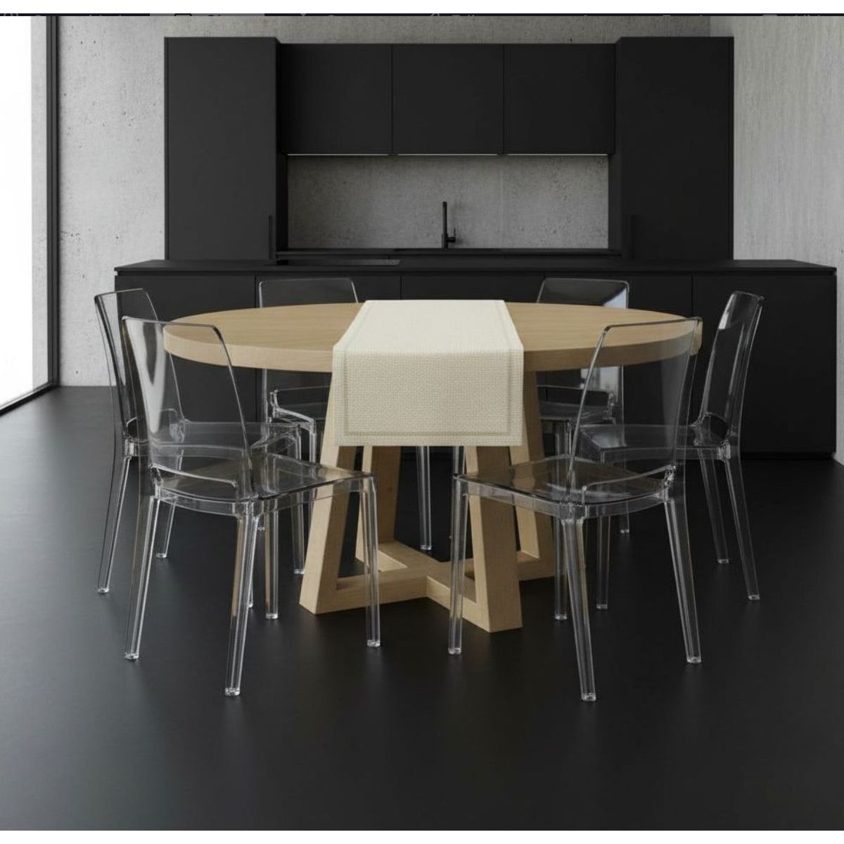 22 GRADOS DECORACION - Comedor Margot en Roble Diámetro 160cm_.