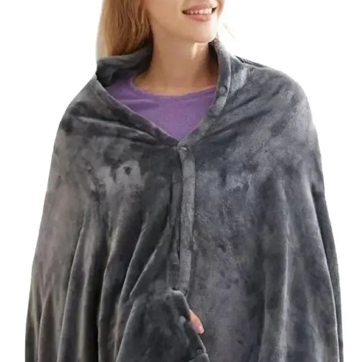 GENERICO - Manta Zebbris Termica Calentadora Electrico Alivia Dolor - Gris