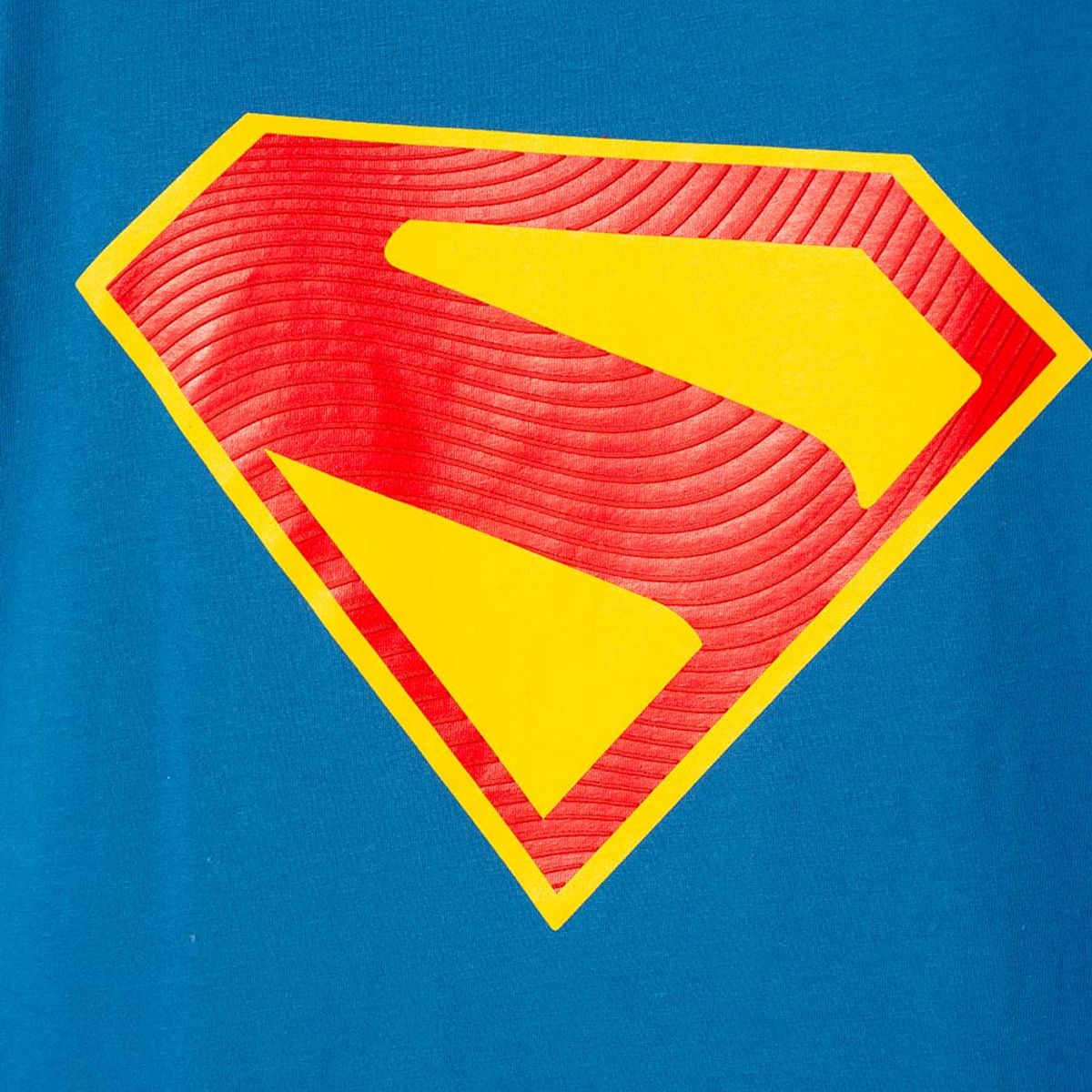 DC COMICS - Camiseta de Superman manga corta azul para niño 2T a 5T