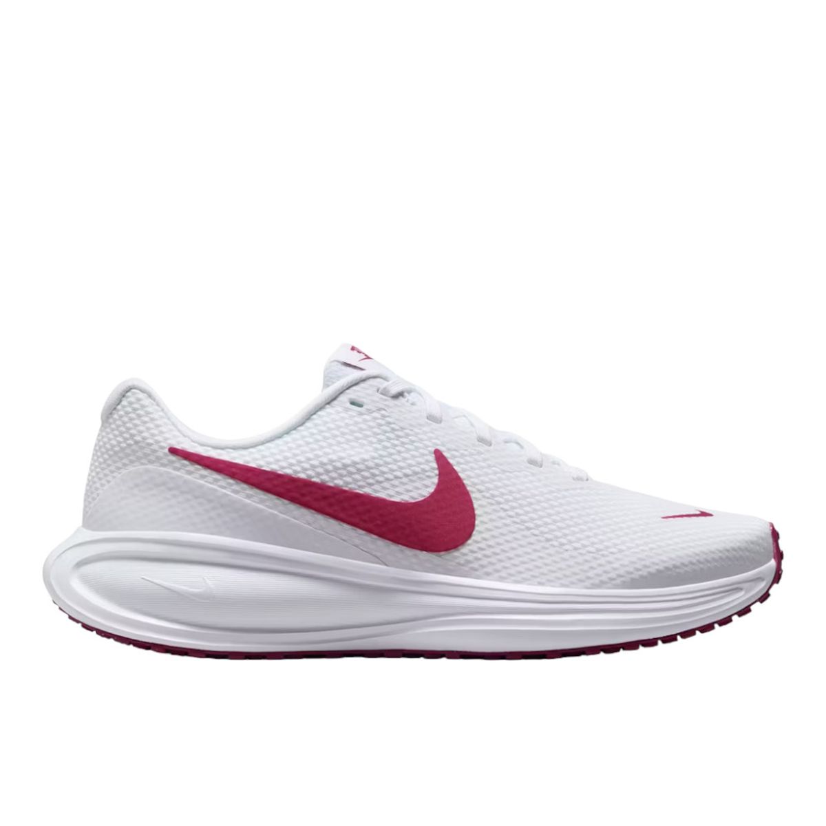 NIKE - Tenis Nike W Revolution 8 Mujer-Blanco/Rojo