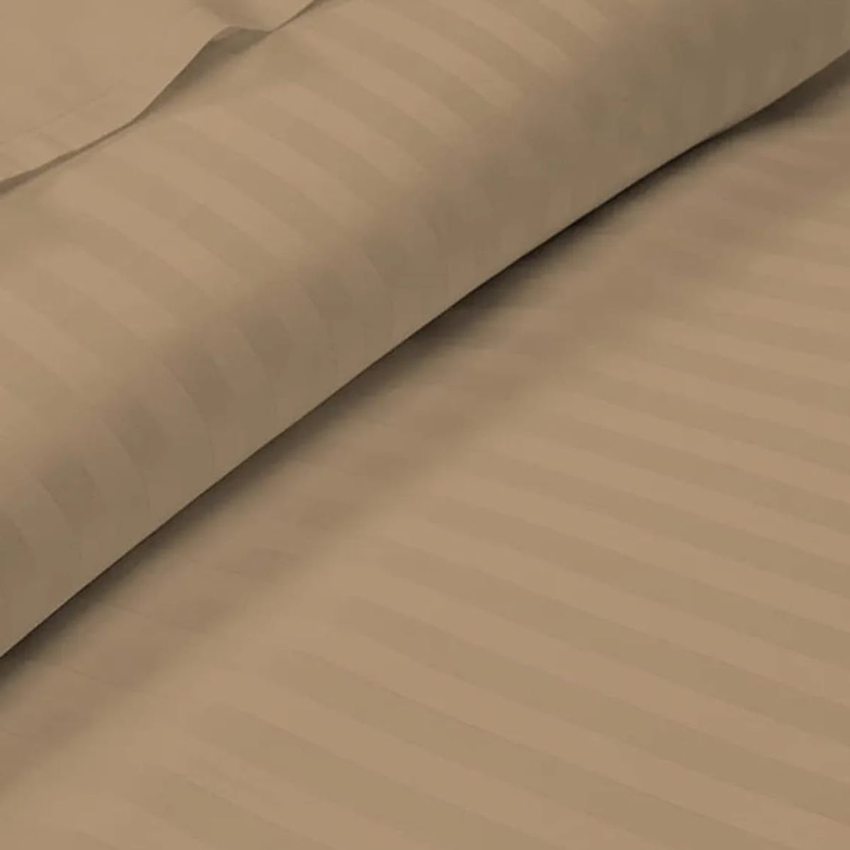 GENERICO - Juego de Sábanas Unicolor Color Beige Oscuro