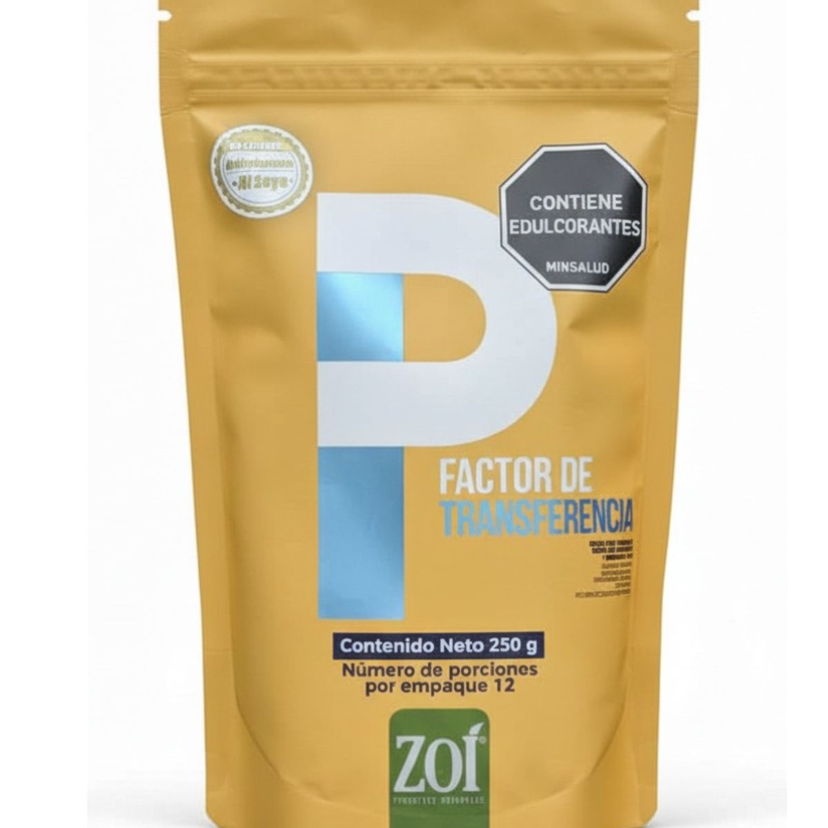 NATURAL FRESHLY - ALIMENTO EN POLVO CON CALOSTRO BOVINO X 250G FACTOR DE TRANSFERENCIA