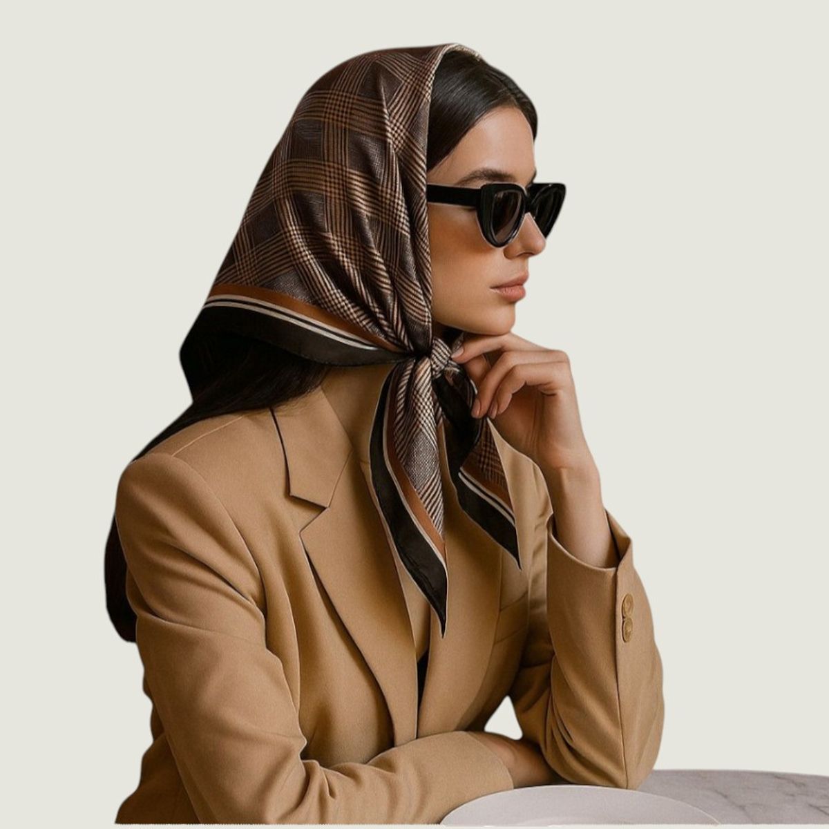 GENERICO - Pañoleta Mujer-Hombre Vintage - pañuelos estampados