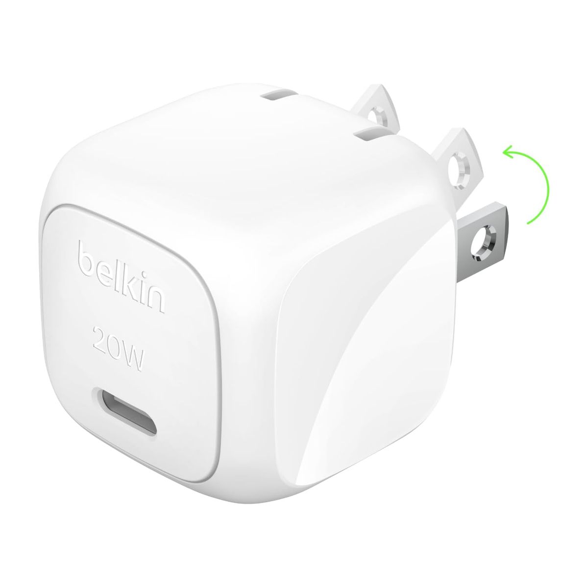 BELKIN - Cargador de Pared Belkin BOOSTCHARGE 20W USB-C Compatible con iPhone y Android.