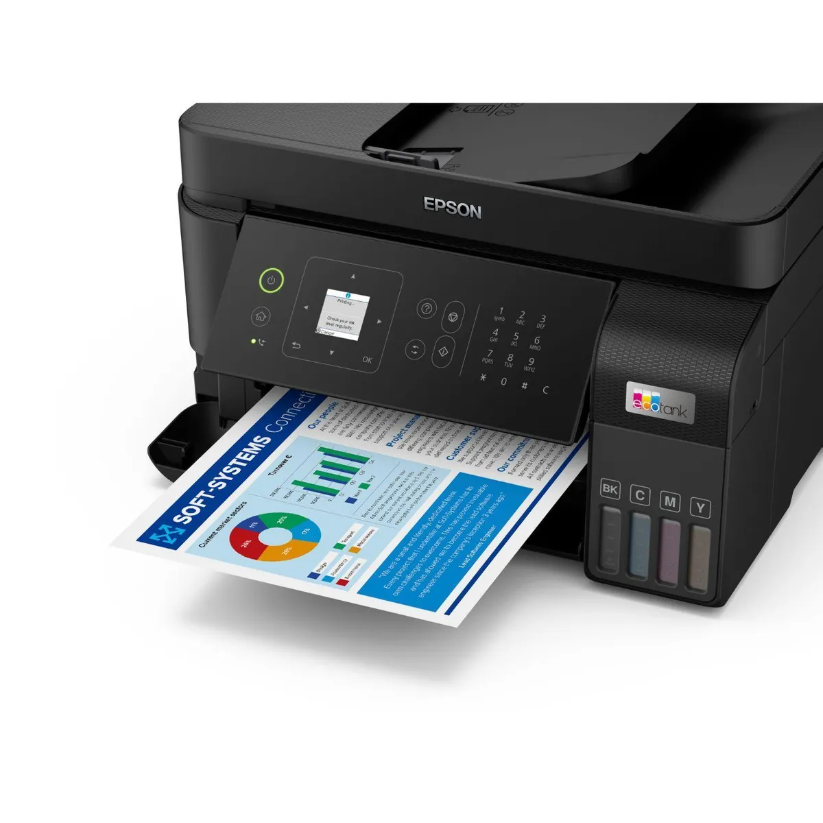 EPSON - Impresora EPSON Multifuncional 4 en 1 EcoTank L5590 Wi-Fi