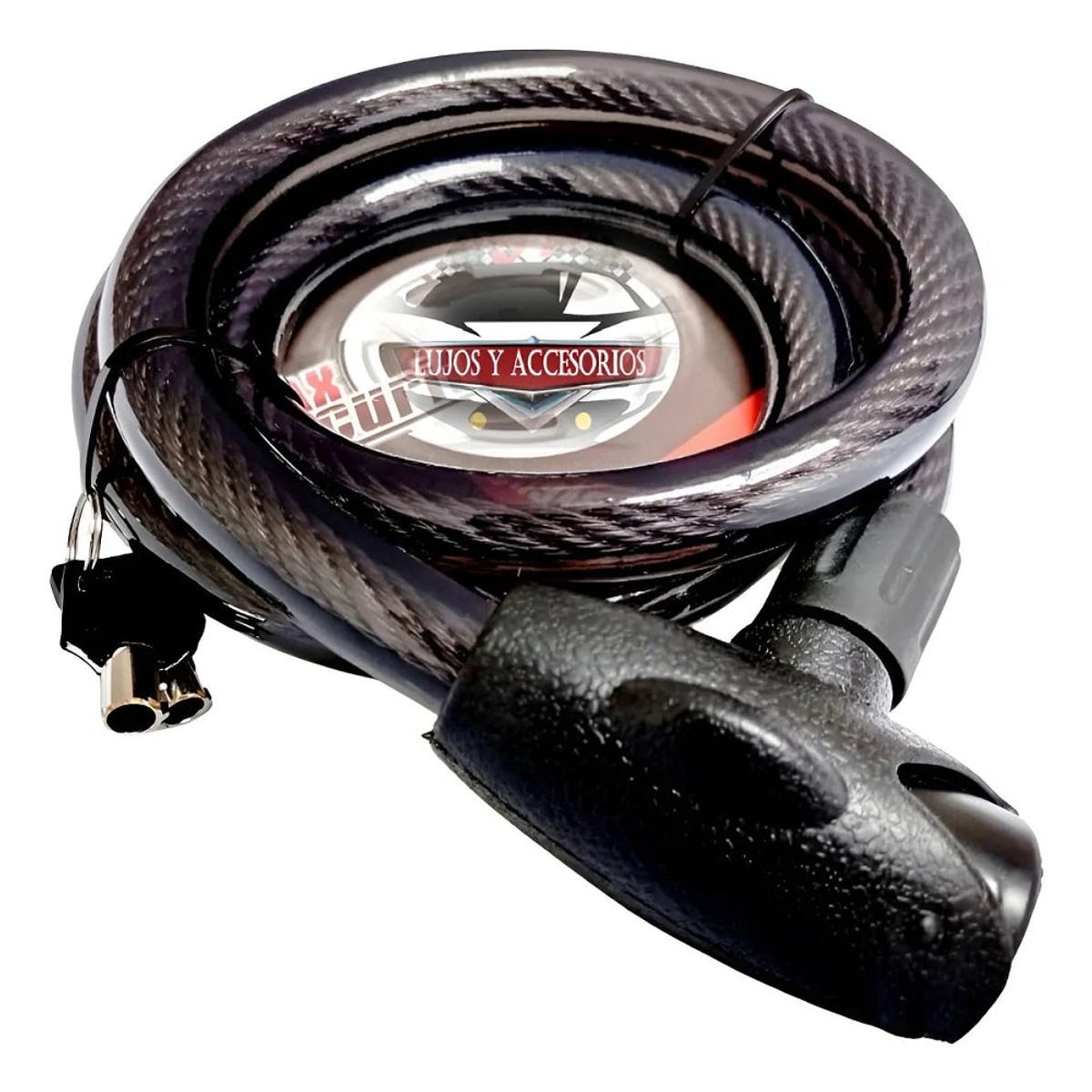 ZENIT - Cable De Seguridad Moto Bicicleta Candado Y Llave Ref: 9857