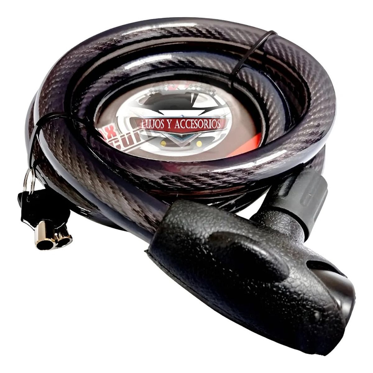 ZENIT - Cable De Seguridad Moto Bicicleta Candado Y Llave Ref: 9857