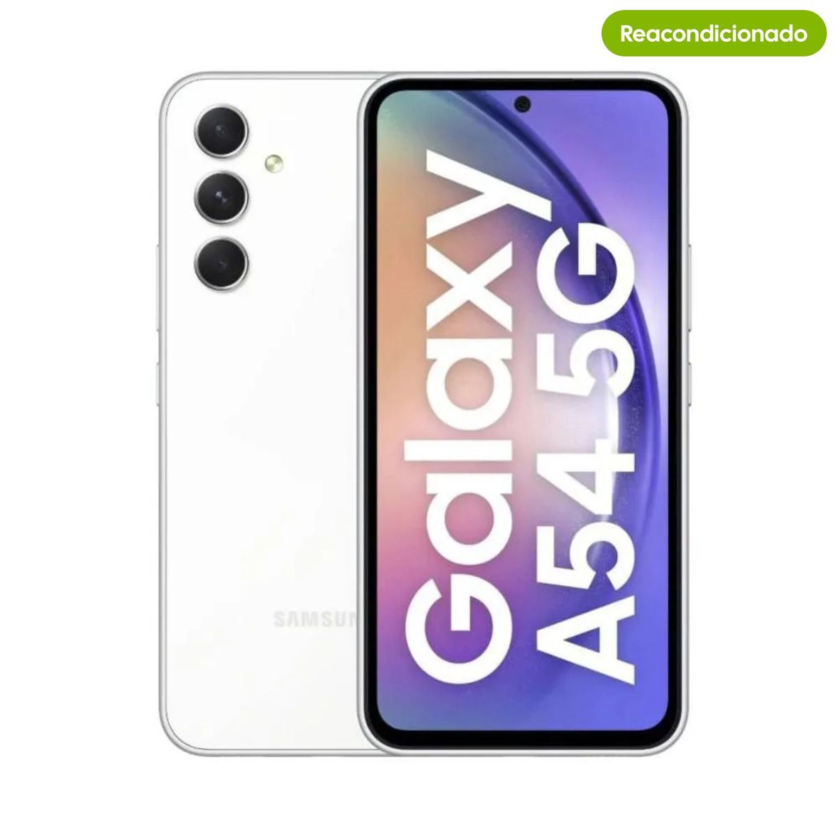 SAMSUNG - Celular Samsung Galaxy A54 5G 128GB Blanco Reacondicionado