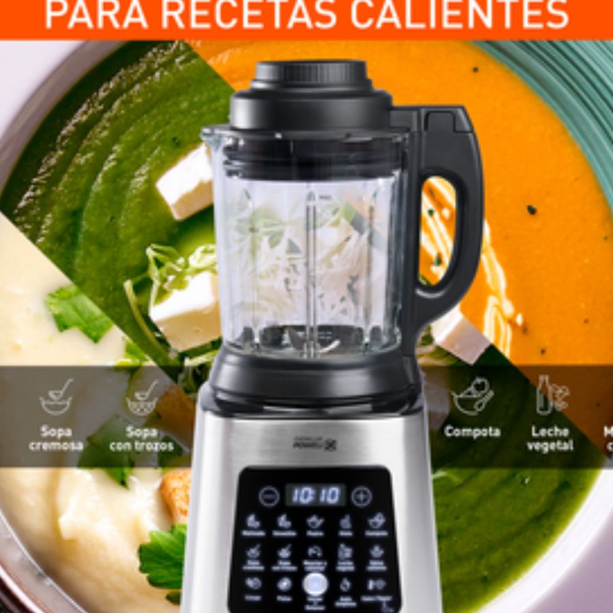 IMUSA - Licuadora IMUSA Ultraforce, 10 programas automáticos.