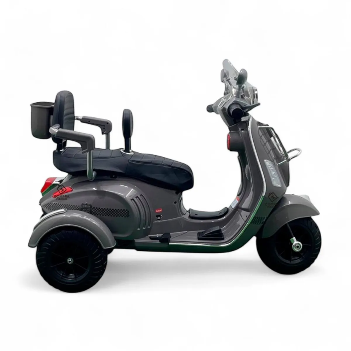 BRITOCHET - REF 1389 Moto Eléctrica Niño Niña Vespa C/Remoto Ll/Goma 1 a 7 Años