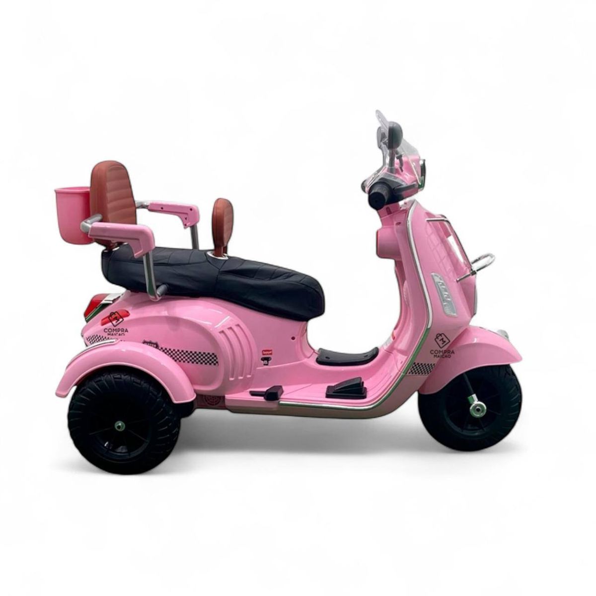 BRITOCHET - REF 1389 Moto Eléctrica Niño Niña Vespa C/Remoto Ll/Goma 1 a 7 Años