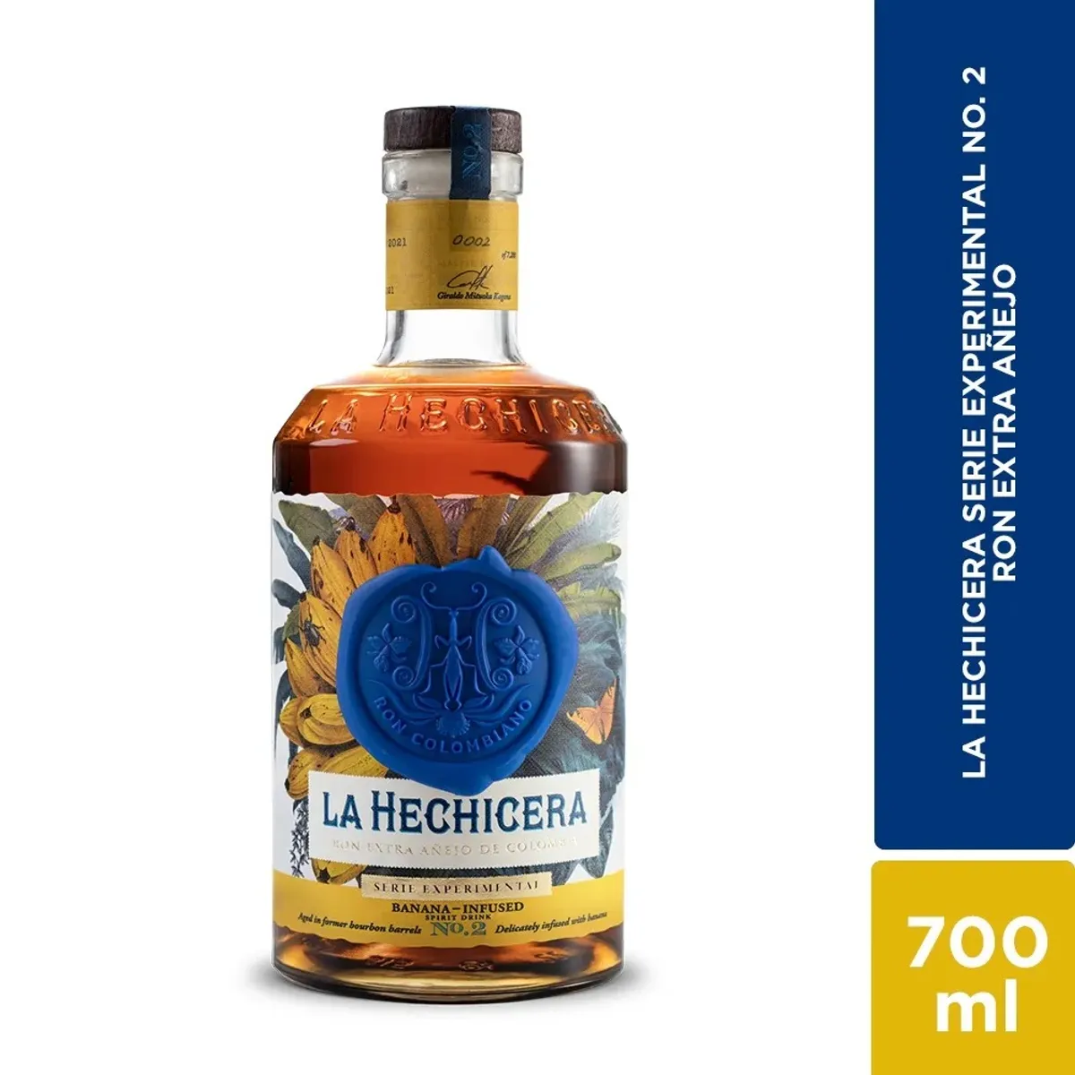 LA HECHICERA - RON LA HECHICERA INFUSION BANANO 700 ML