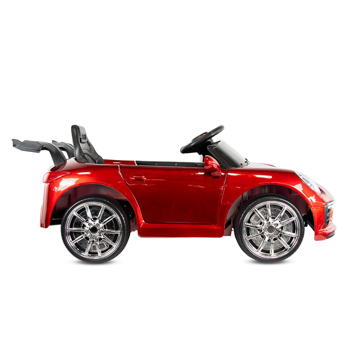 PRINSEL - Carro Electrico  Montable niños  Cayman metalizado Red 6V