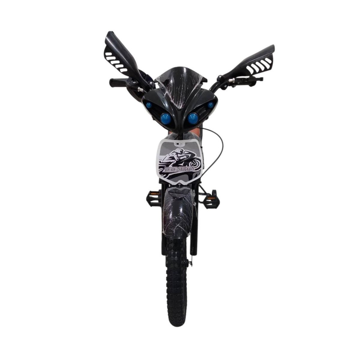 BRITOCHET - REF MO-16B Bicicleta Bicimoto Rin 16 Niño Niña Sonido Real De Moto 4 a 9 Años