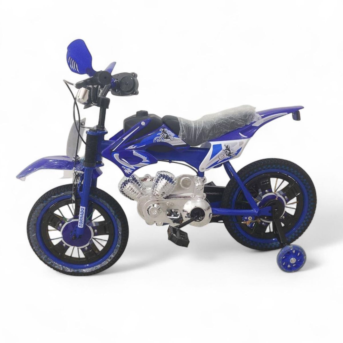 BRITOCHET - REF TOR-16B Bicicleta Bicimoto Rin 16 Niño Niña Sonido Real De Moto 4 a 9 Años