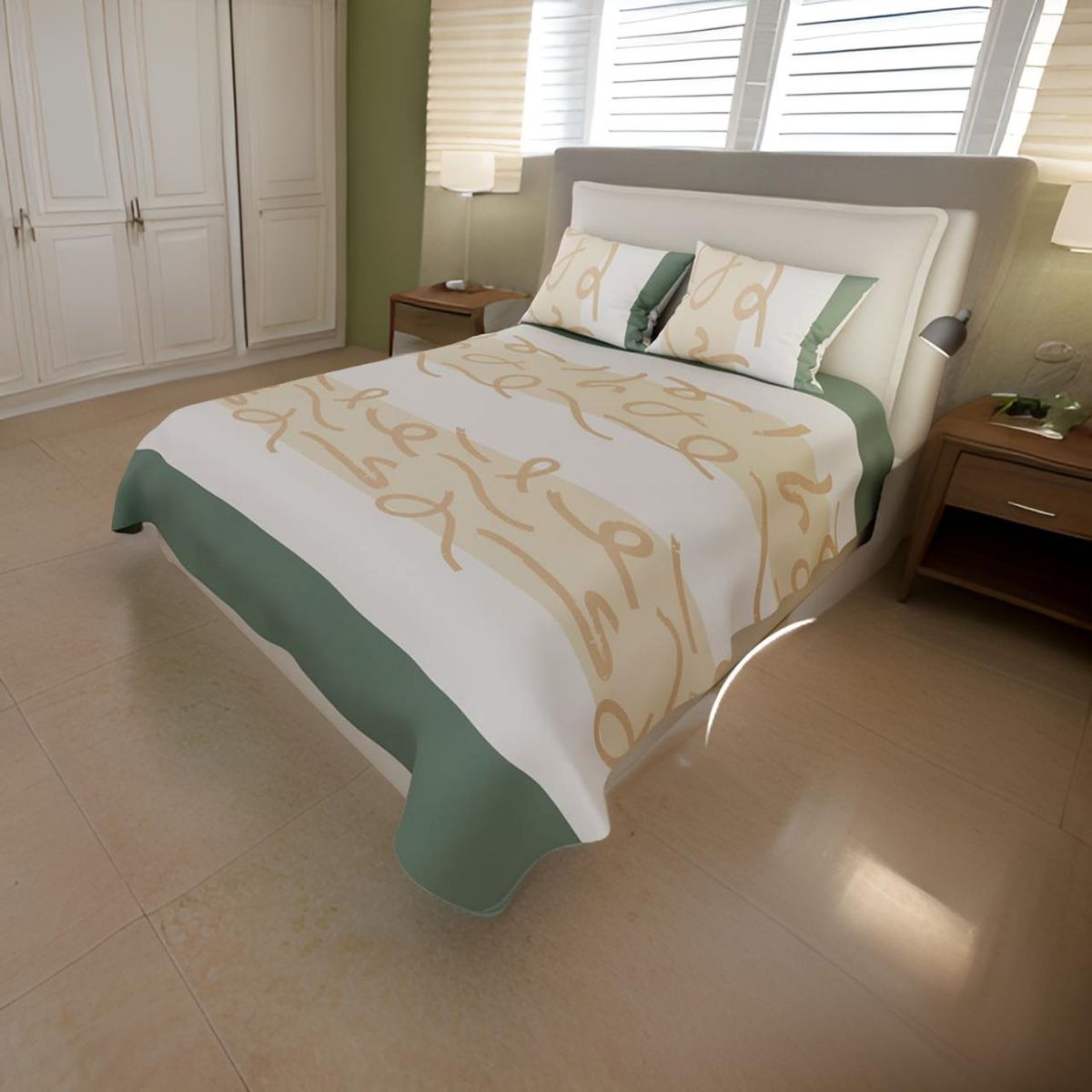 ELEGANT - Juego de Sabanas Algodón 250 Hilos Cama Doble 140 x 190