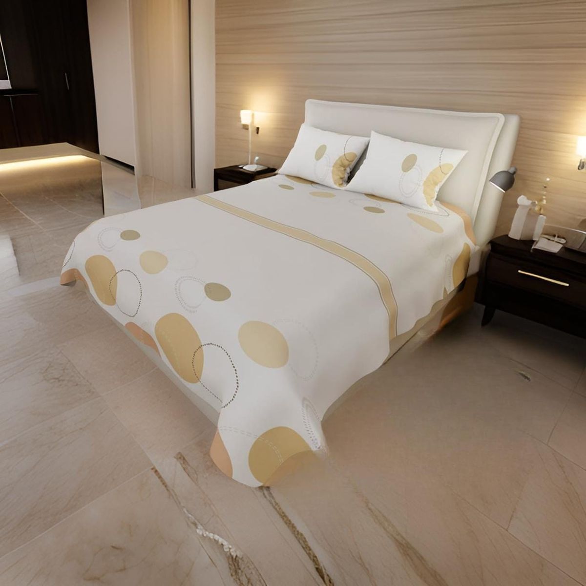 ELEGANT - Juego de Sabanas Algodón 250 Hilos Cama Queen 160 x 190