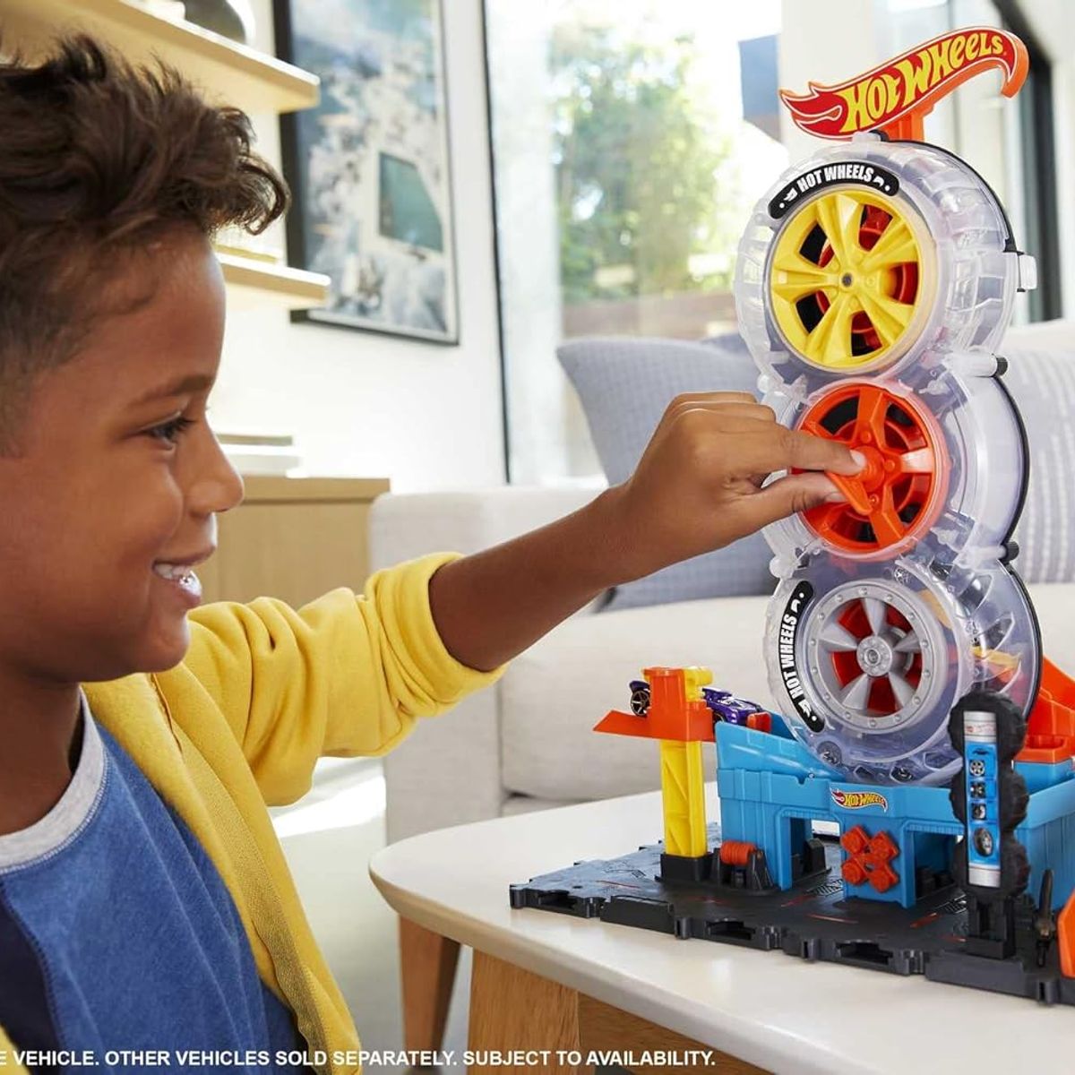 HOT WHEELS - Hot Wheels City Tienda De Neumáticos Super Twist Tire Shop