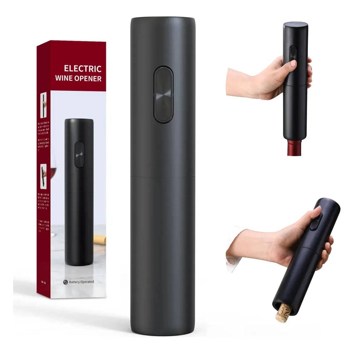 CHINA - Sacacorcho Eléctrico Descorchador De Vinos Abridor