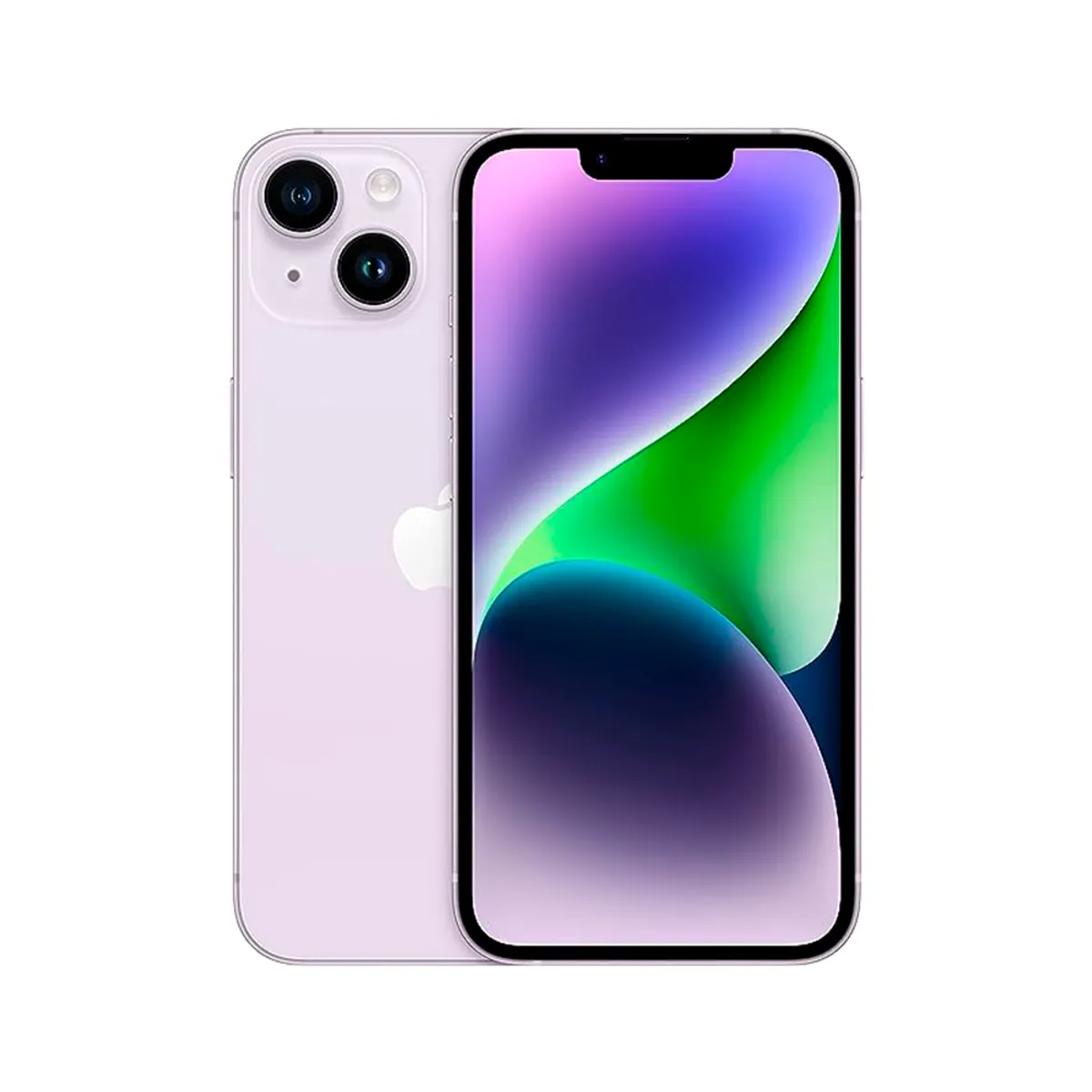 APPLE - Celular iPhone 14 128 GB 5G Morado Reacondicionado + Panel Solar