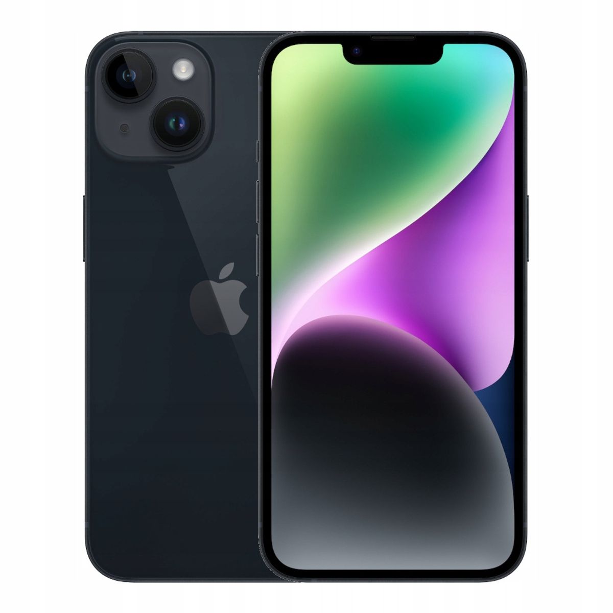 APPLE - iPhone 14 256 GB 5G Negro Reacondicionado + Panel Solar + Garantía extendida