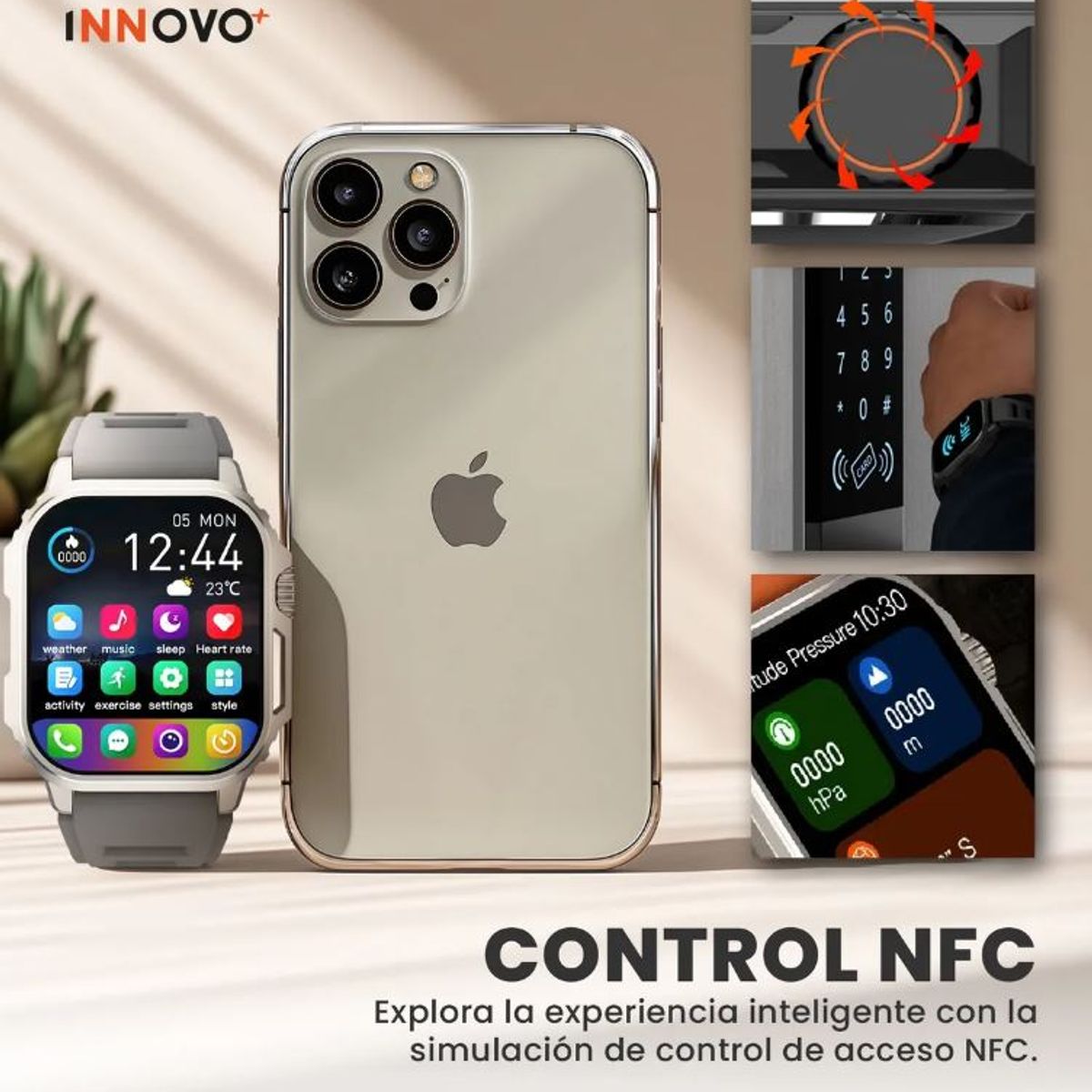 MOBULA - Smartwatch Mobulaa Tw-11 2.1 Bluetooth 5.1 Resistente Ip67