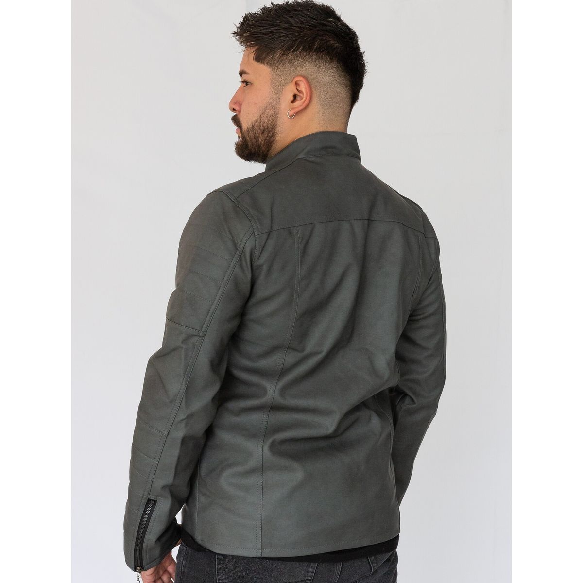 ABC JACKETS - chaqueta para hombre cuero sintético urbana