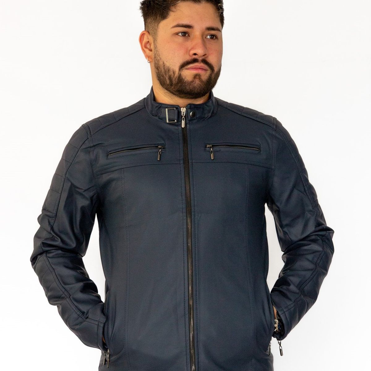 ABC JACKETS - chaqueta para hombre cuero sintético urbana