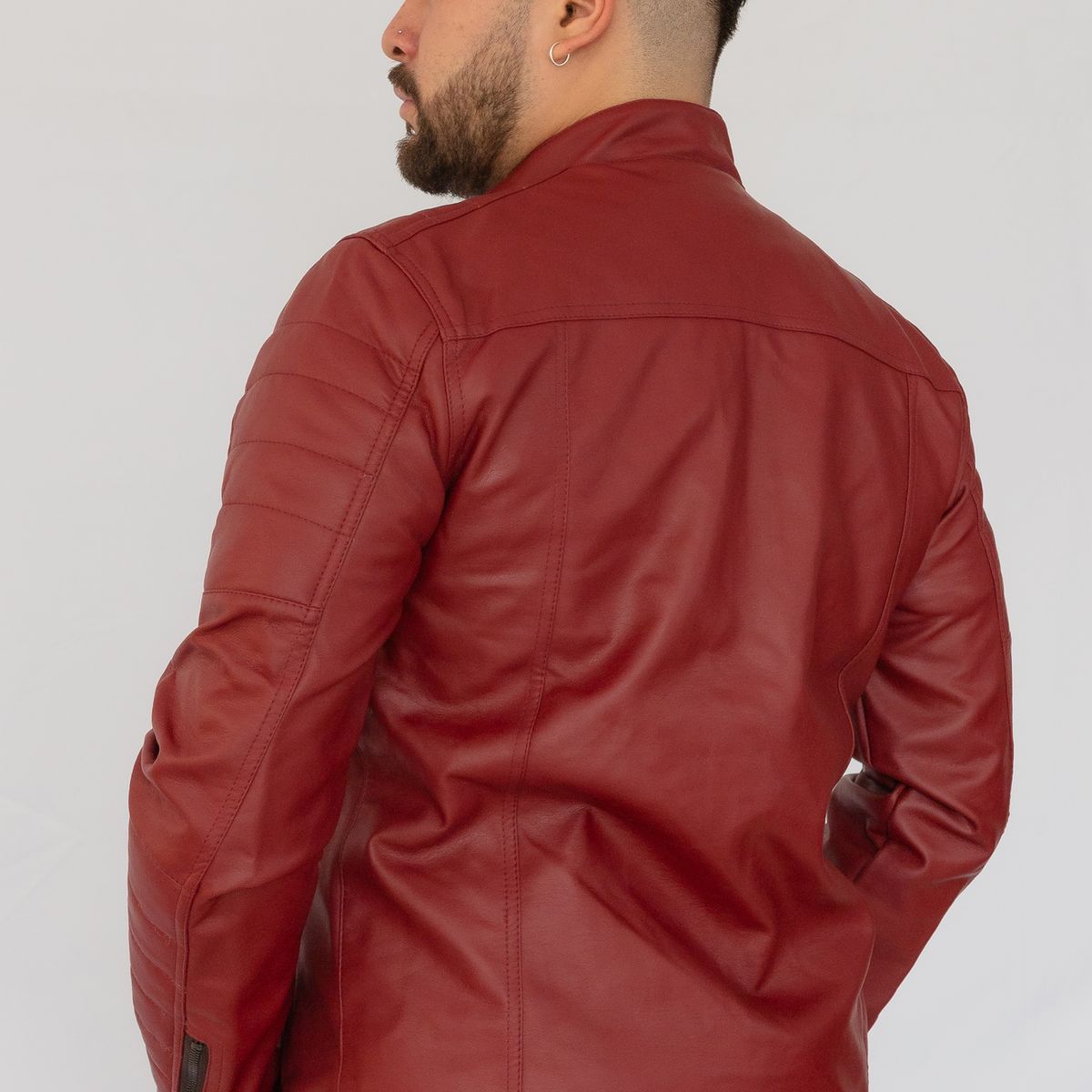 ABC JACKETS - chaqueta para hombre cuero sintético urbana
