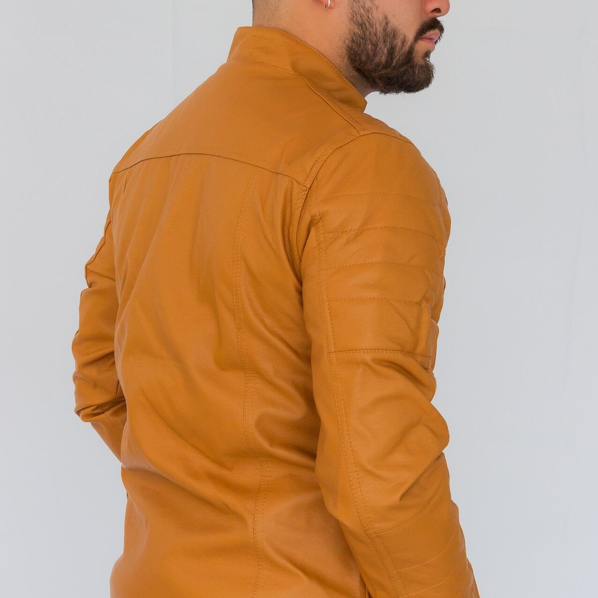 ABC JACKETS - chaqueta para hombre cuero sintético urbana