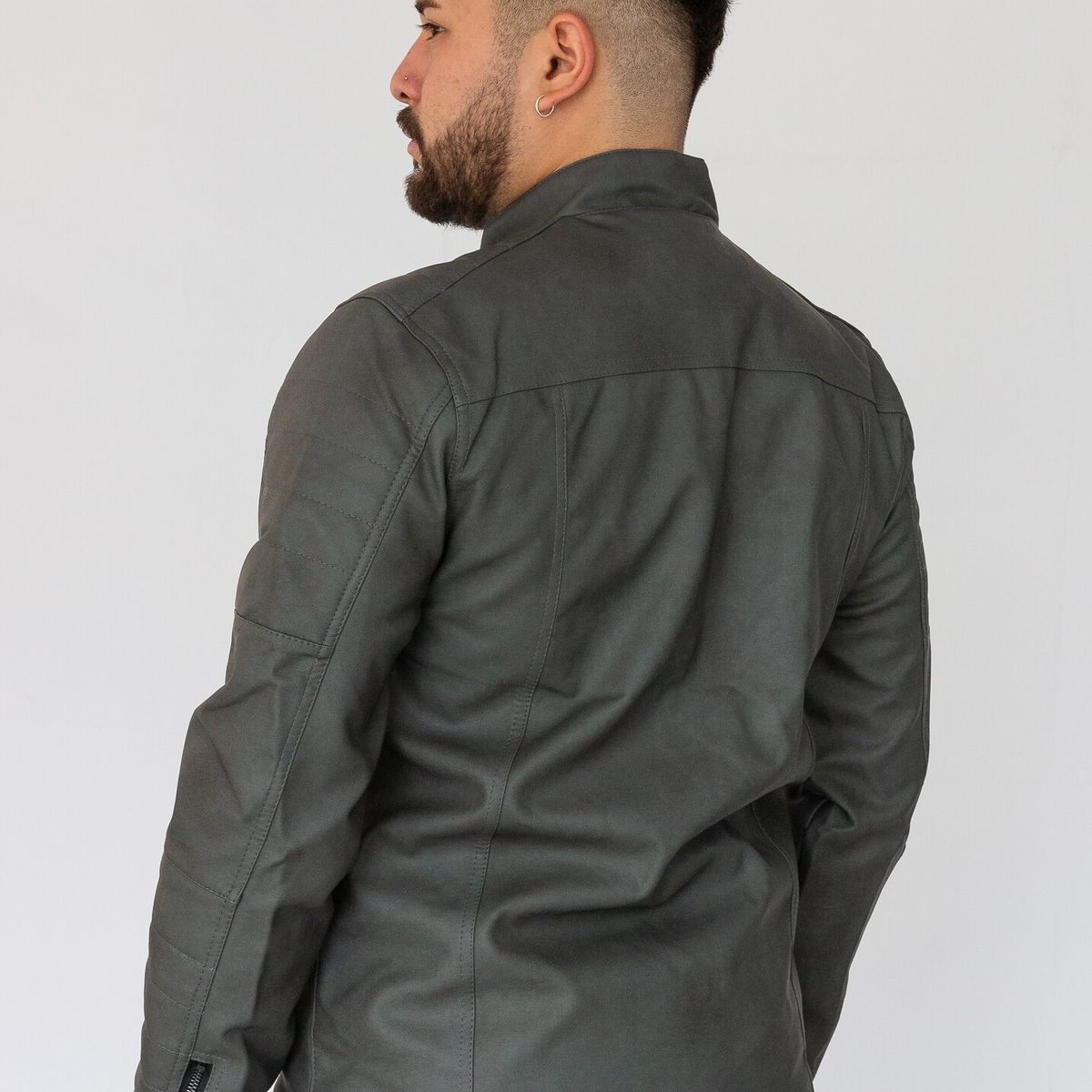 ABC JACKETS - chaqueta para hombre cuero sintético urbana