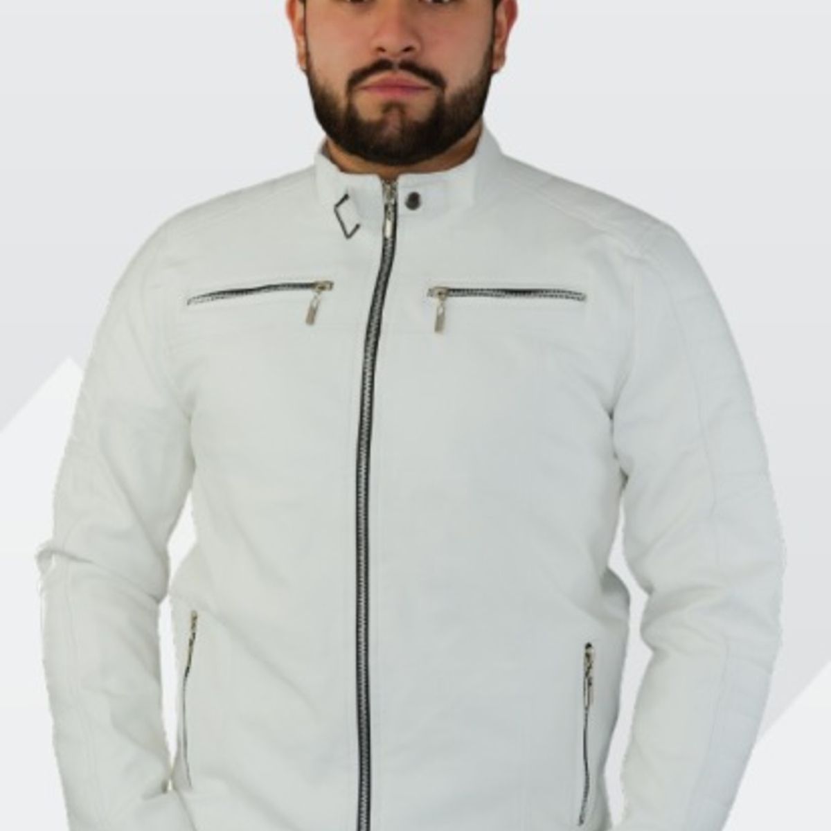 ABC JACKETS - chaqueta para hombre cuero sintético urbana